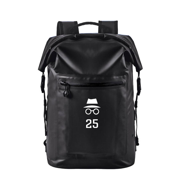 Technical Roll Top Waterproof Backpack 35L (BLACK) | Toronto Incognito Summer 2025