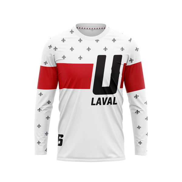 Full Sub Taiga Long Sleeve (WHITE) | Université Laval Excellence Women 2026