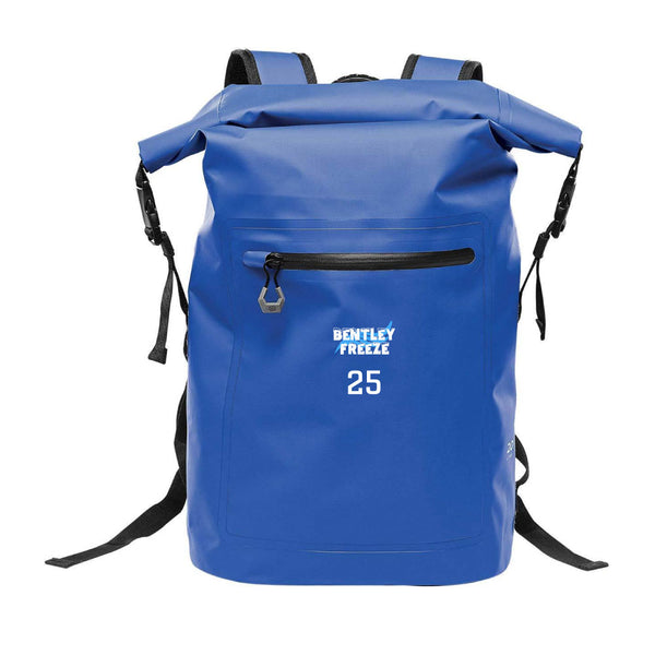 Technical Roll Top Waterproof Backpack 35L (BLUE) | Bentley Freeze Spring 2025