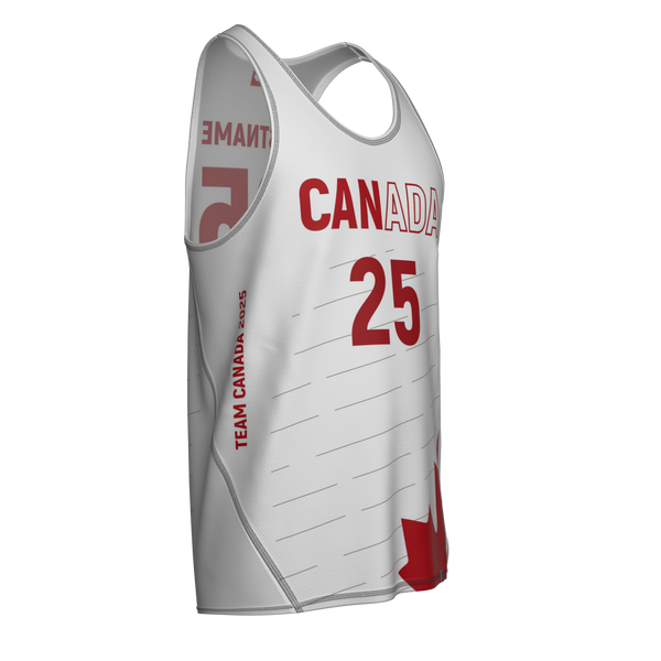 Full Sub N-Knit Singlet (WHITE) | Team Canada Beach September 2025