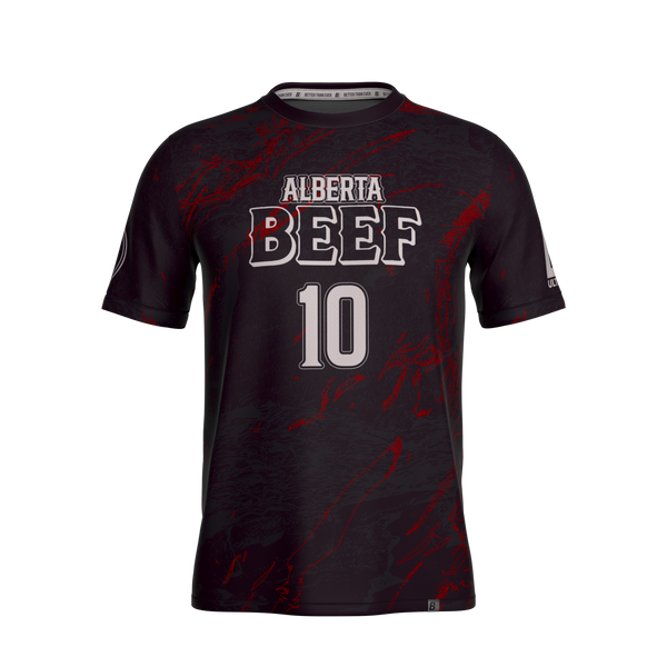Full Sub N-Knit Short Sleeve (DARK) | Alberta Flatball Club - Beef Spring 2026