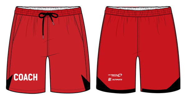 Full Sub N-Weave Shorts (COACH POCKETED RED) | Team Canada World Games September 2025