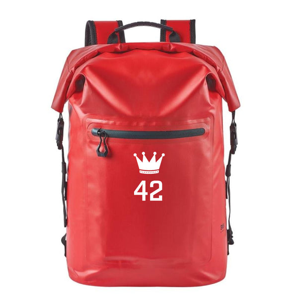 Technical Roll Top Waterproof Backpack 35L (RED) | Queens University SuperFly Fall 2025