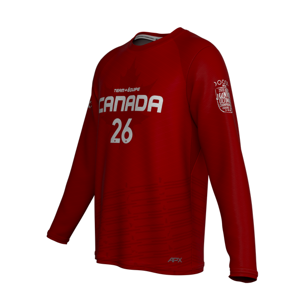 Full Sub APX Long Sleeve (PLAYING RED) | Team Canada U20 Mixed April 2026