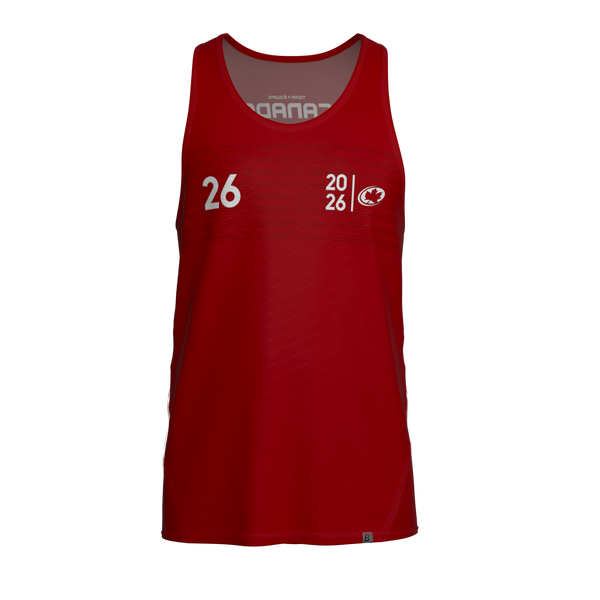 Full Sub APX Singlet (TRAINING RED) | Team Canada U20 August 2026