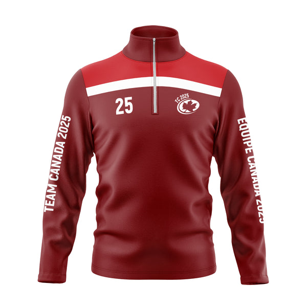 Full Sub Softflex 1/4 Zips Long Sleeve | Team Canada World Games September 2025
