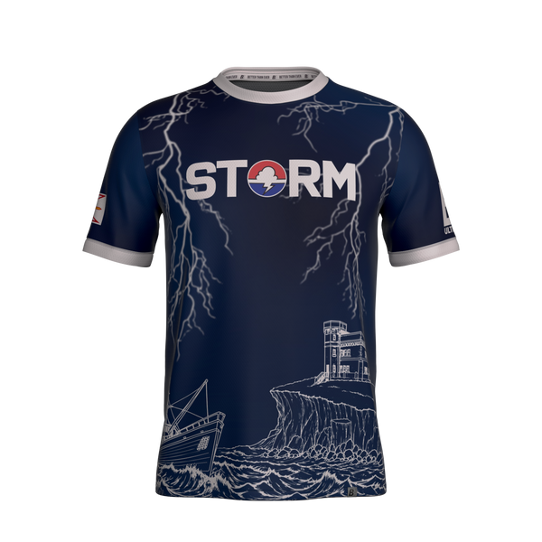 Full Sub N-Knit Short Sleeve (DARK) | St. John's Storm Juniors Summer 2026 Kit Redesign