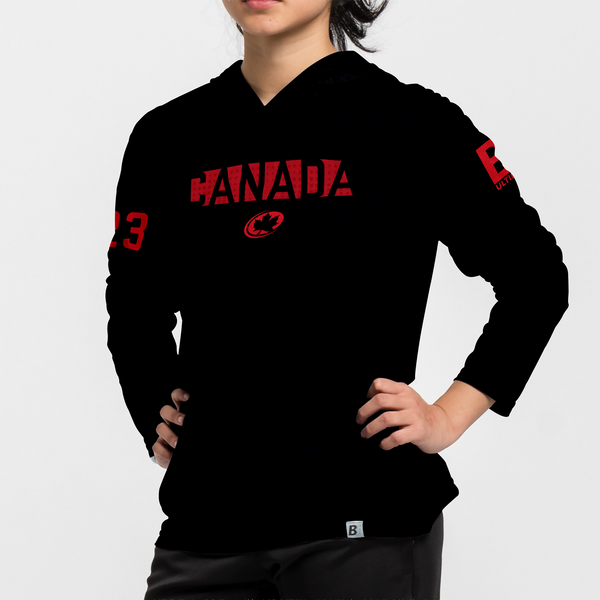 Full Sub N-Knit Sun Hoodie (Dark) | Ultimate Canada U24 Women Spring 2023