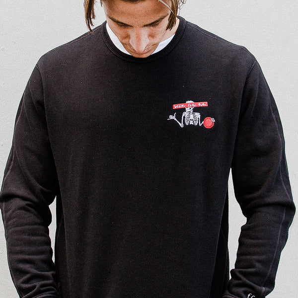 BTE x Bones Midweight French Terry Crewneck | Flatball Collective Collection
